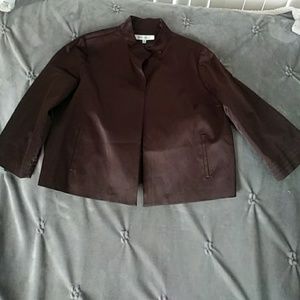 EUC - Harve Bernard Brown Saying Jacket L